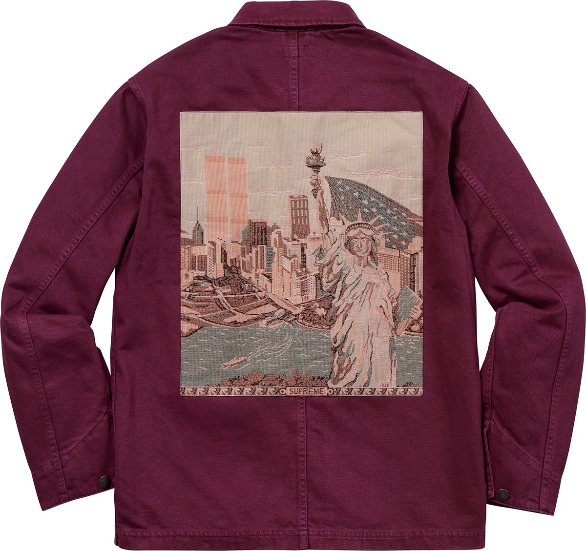 NY Tapestry Denim Chore Coat view 9